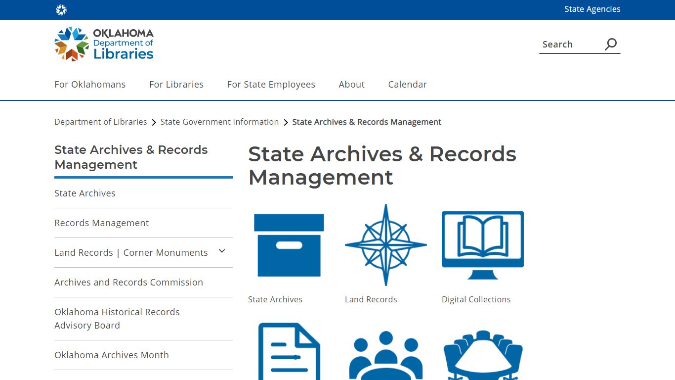State Archives & Records Management - oklahoma.gov